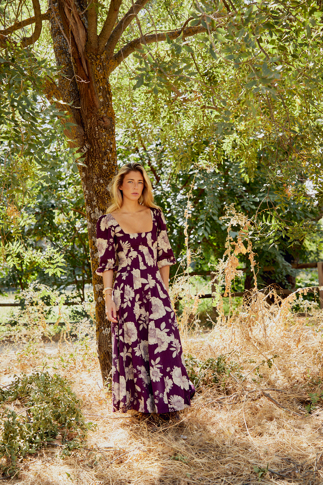 Aurelia Dress Aubergine