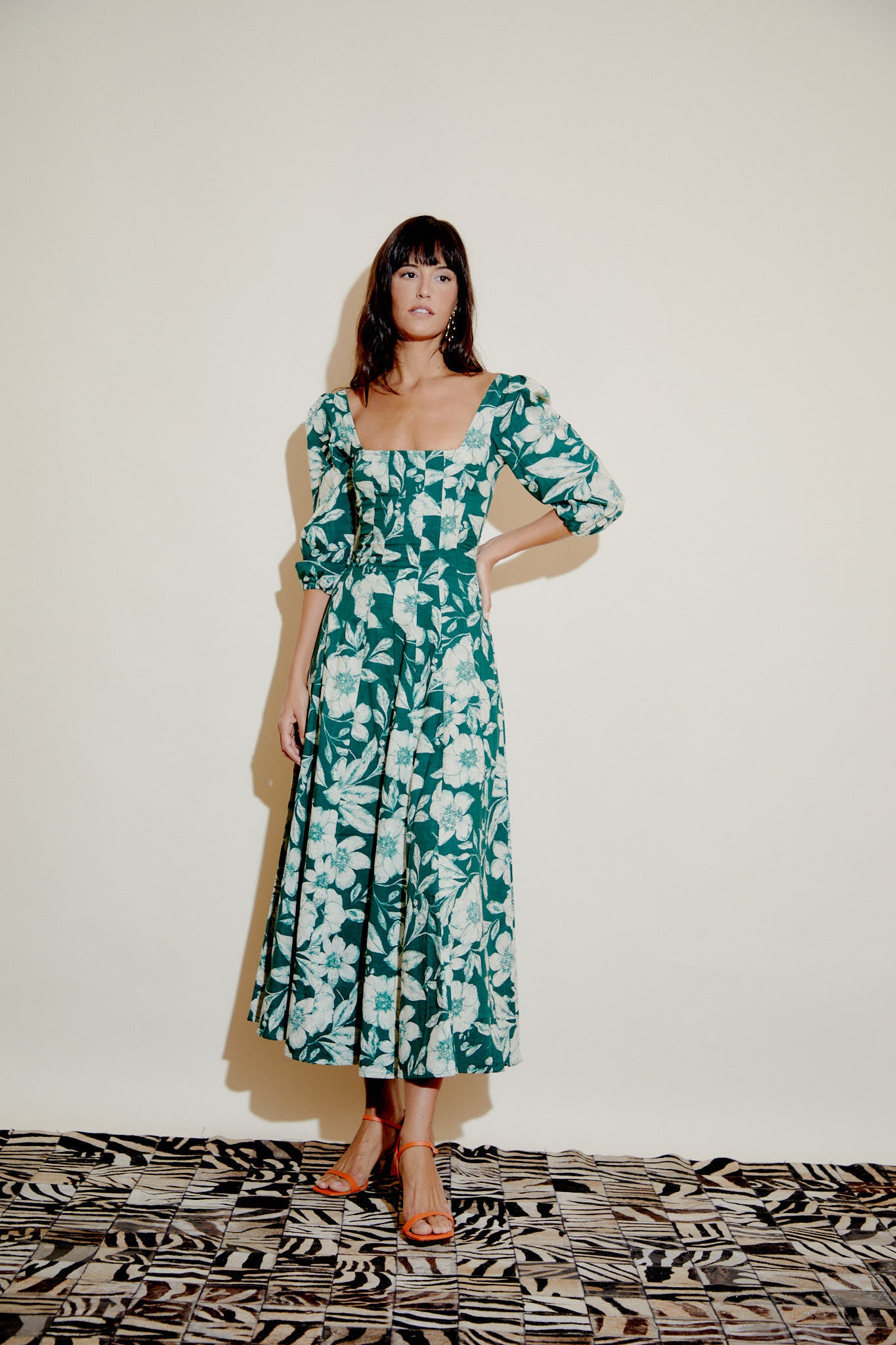 Aurelia Dress Green