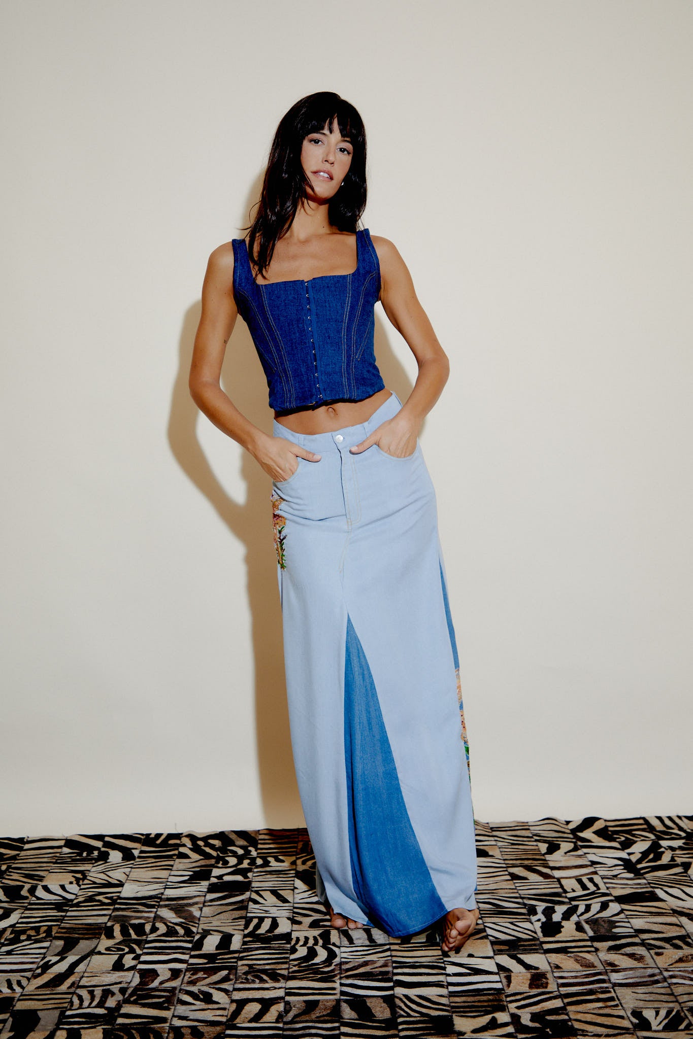 Lola Corset Denim