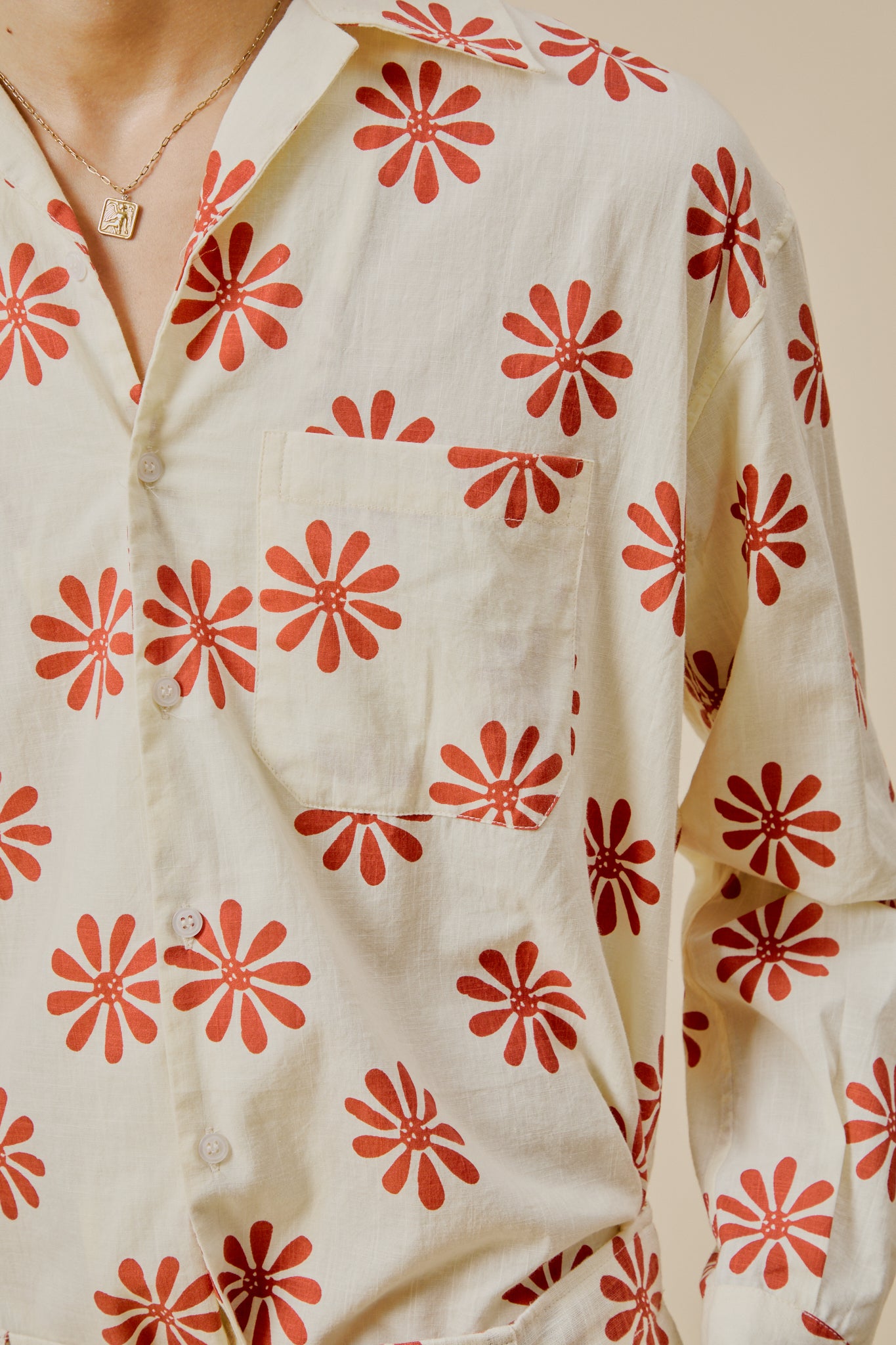 Harry Shirt Marigold Flower