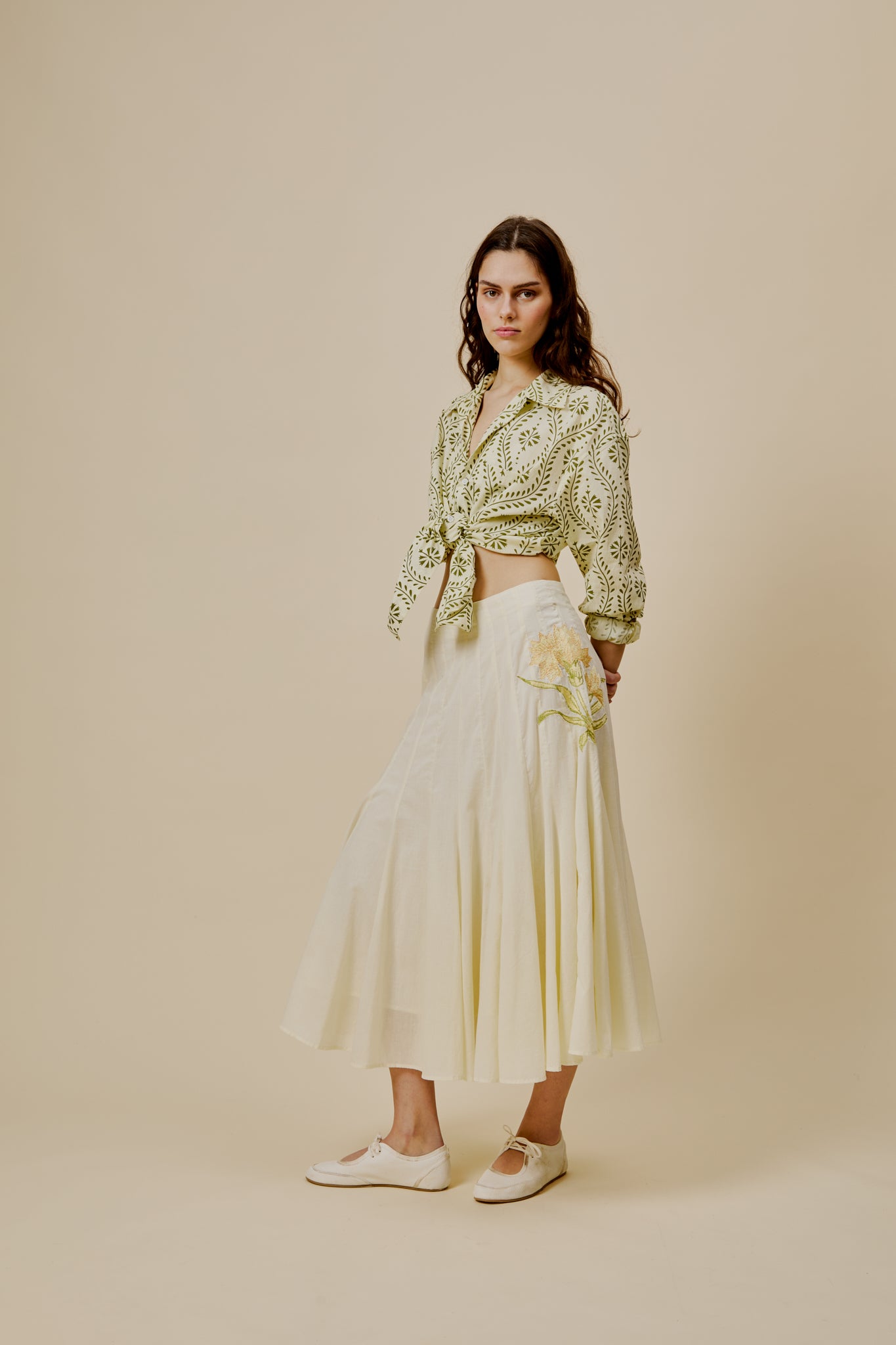 Isabella Skirt Cream