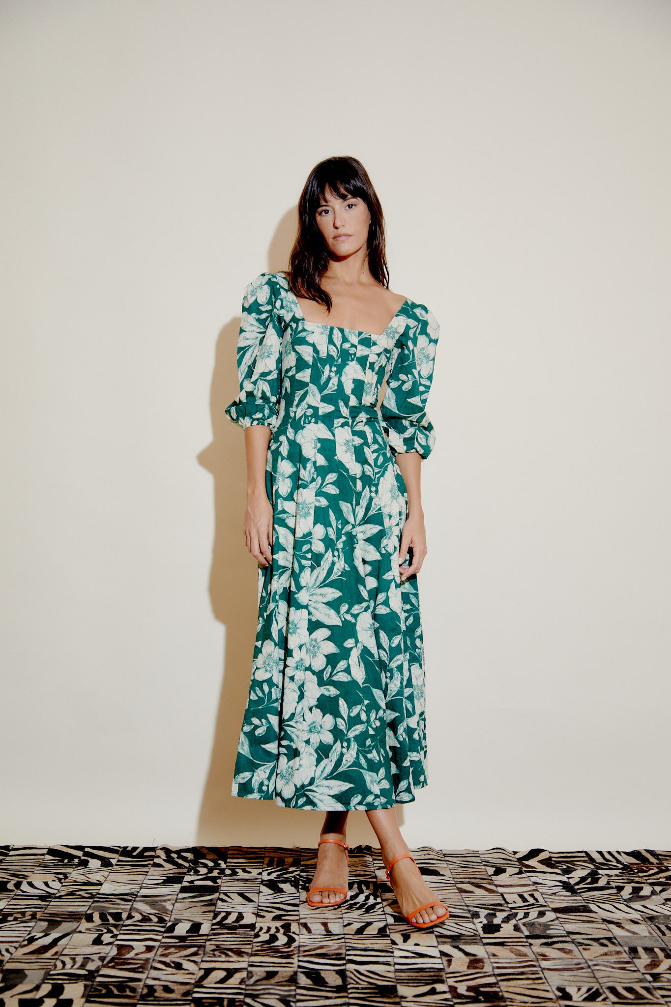 Aurelia Dress Green