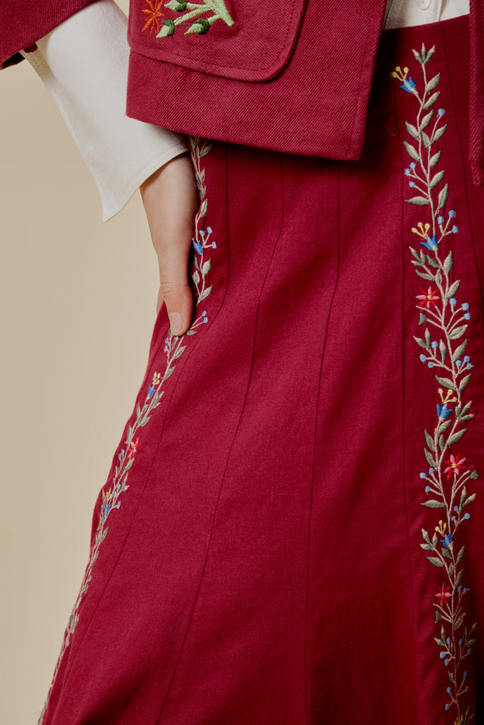 Isabella Skirt Red