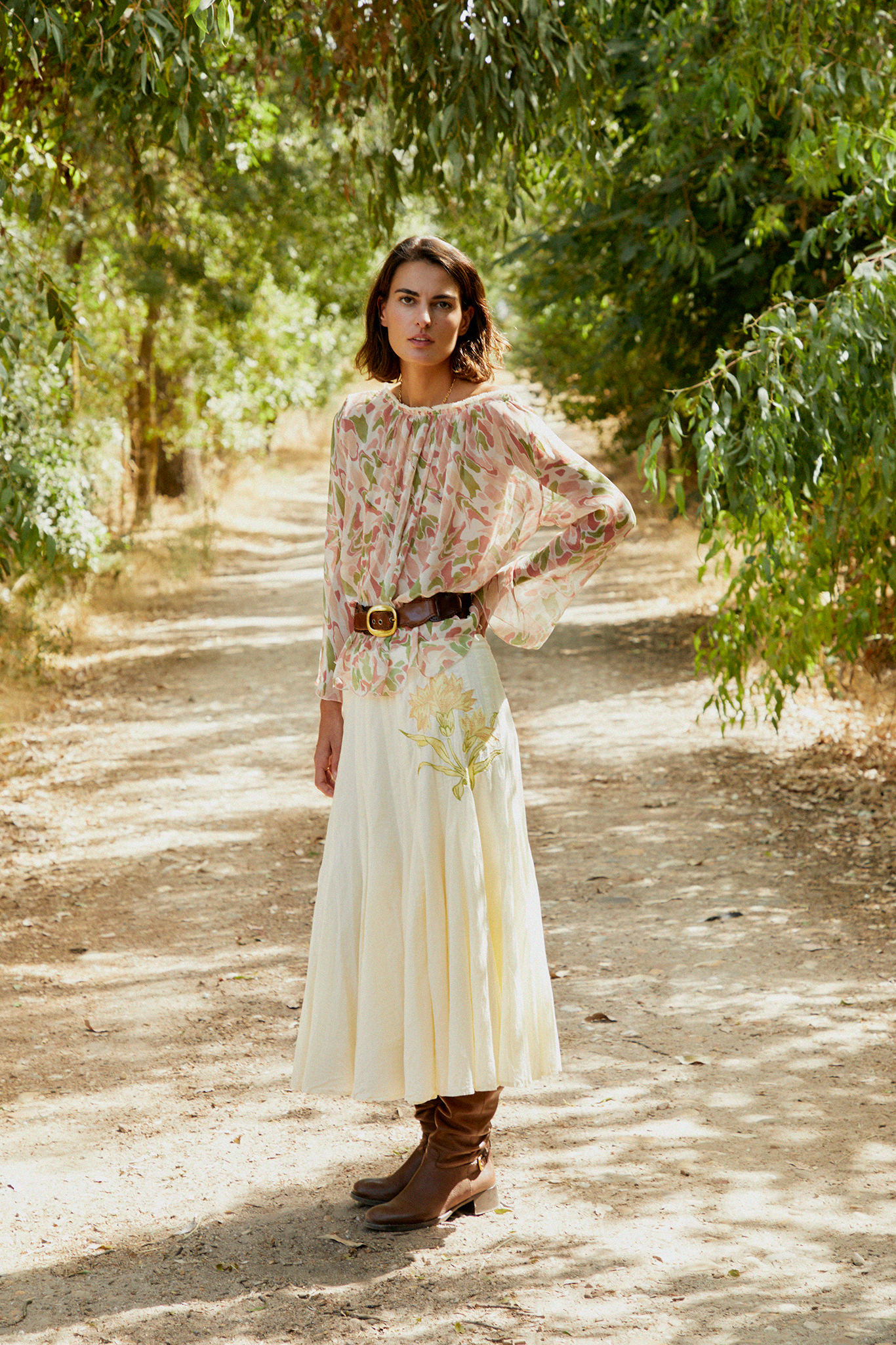 Isabella Skirt Cream