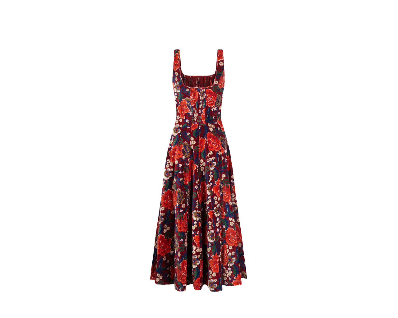 Audrey Dress Velvet Red