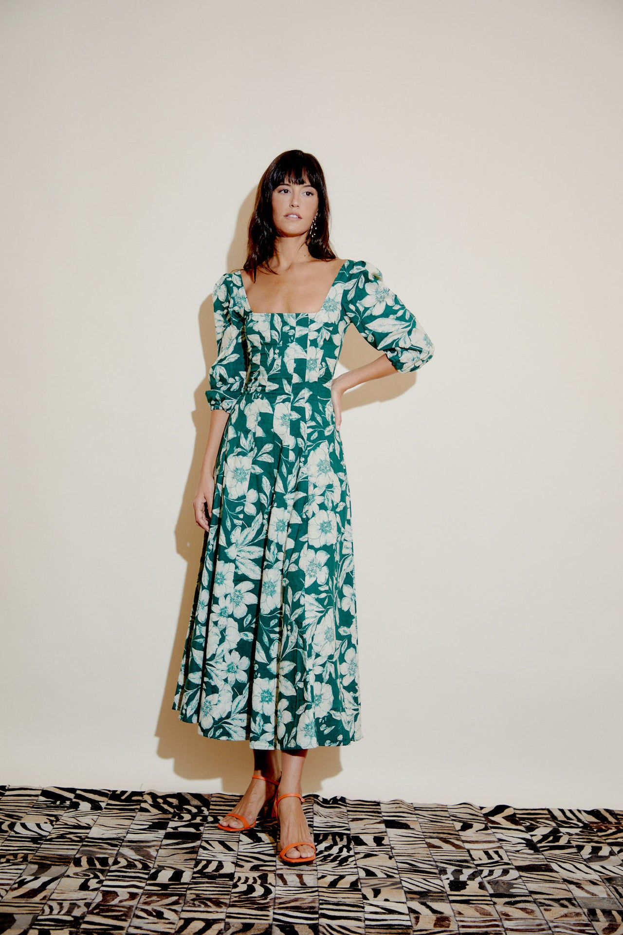 Aurelia Dress Green