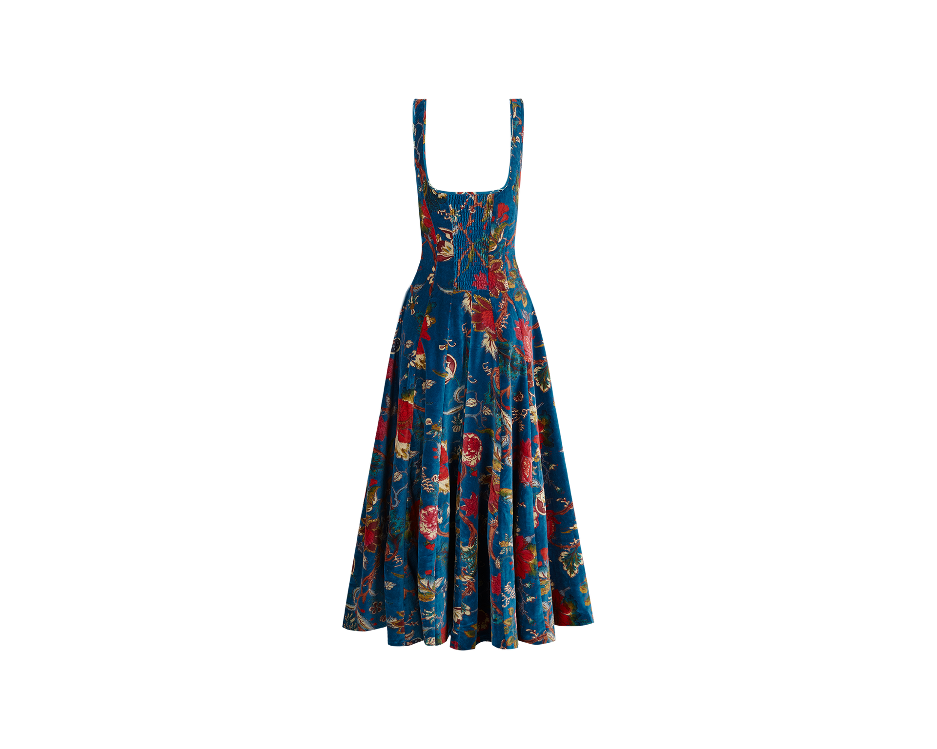 Audrey Dress Blue Velvet