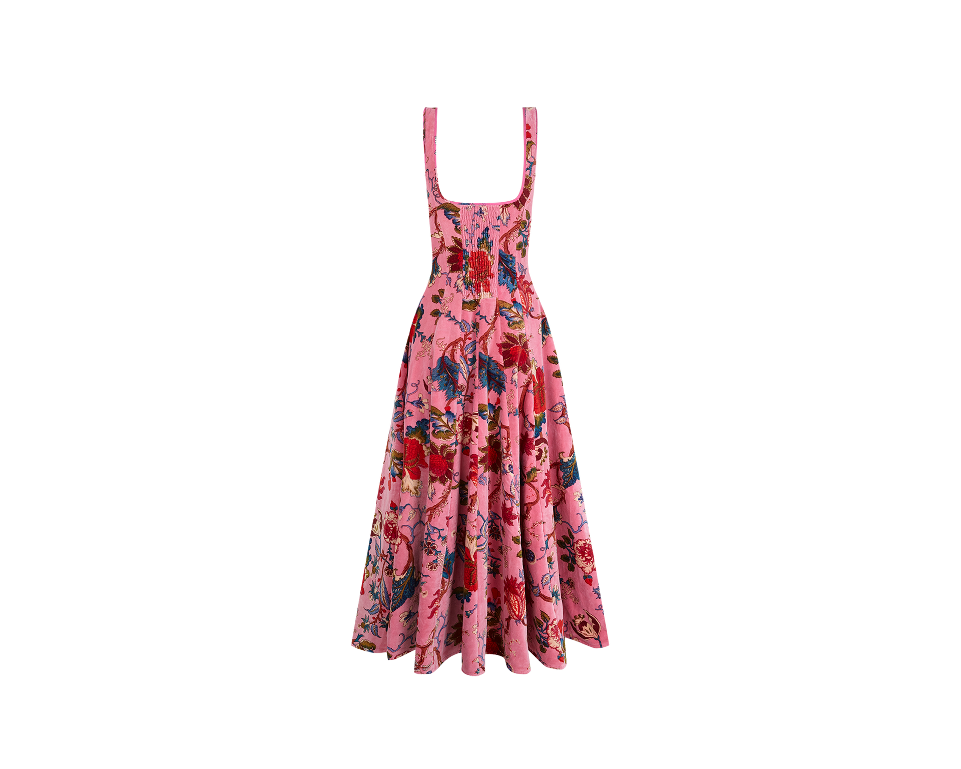 Audrey Dress Pink Velvet