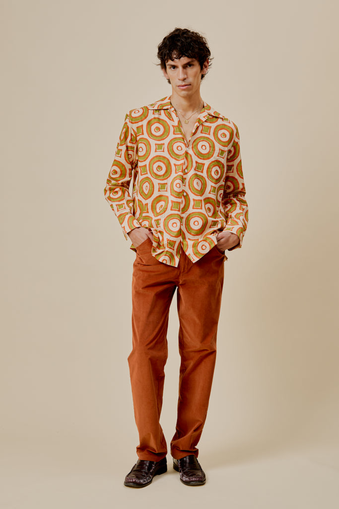 Harry Shirt Circles Orange