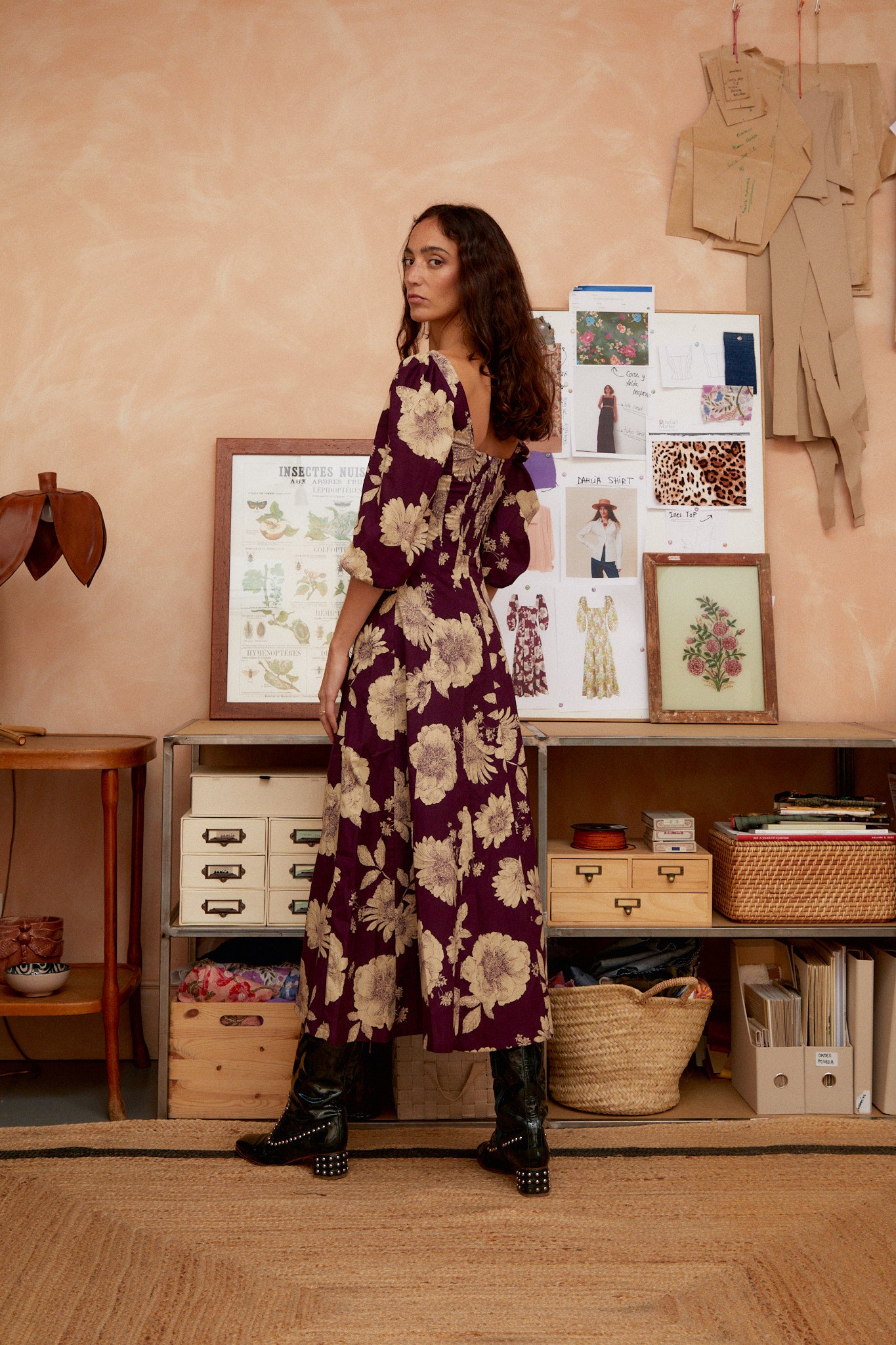 Aurelia Dress Aubergine