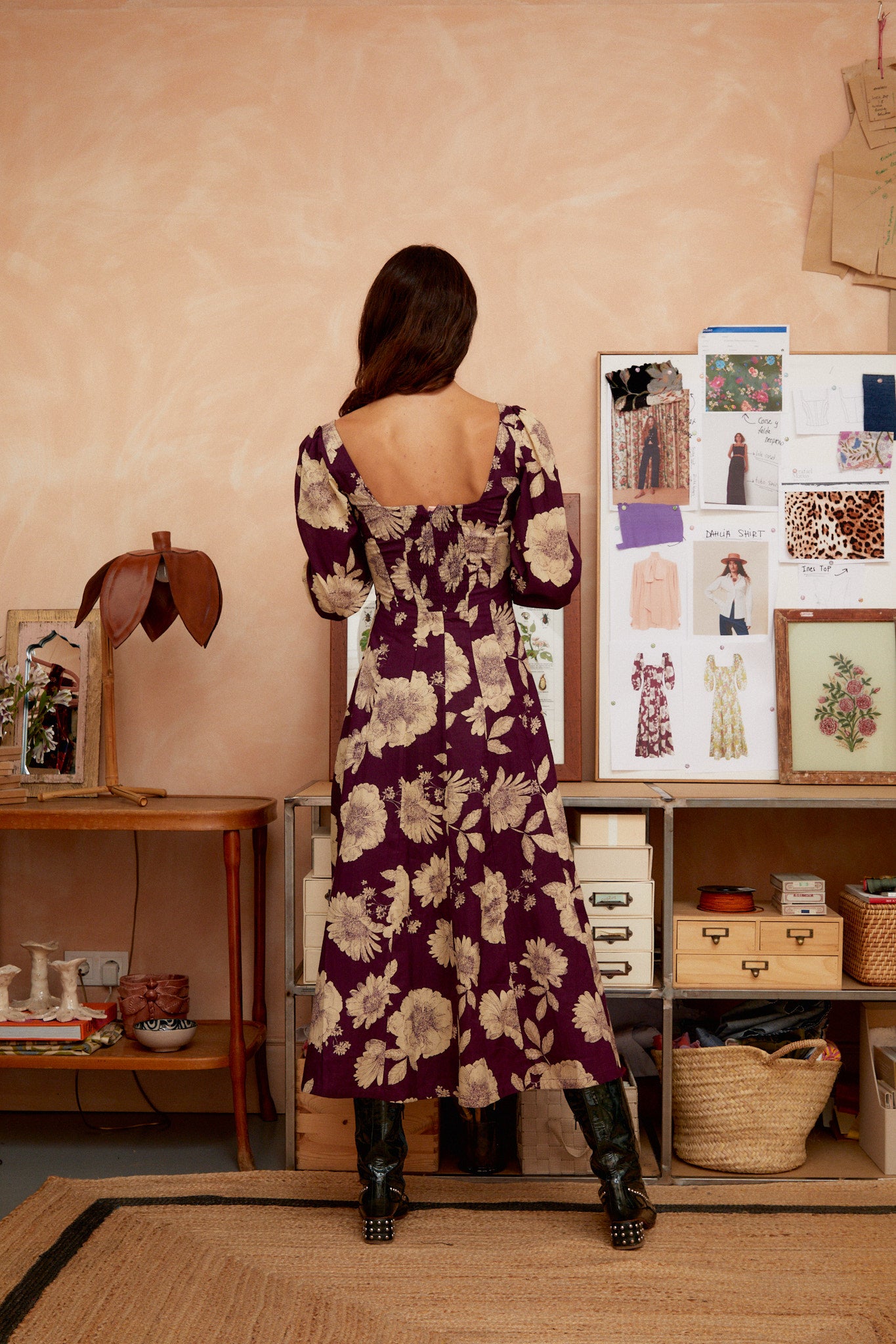 Aurelia Dress Aubergine