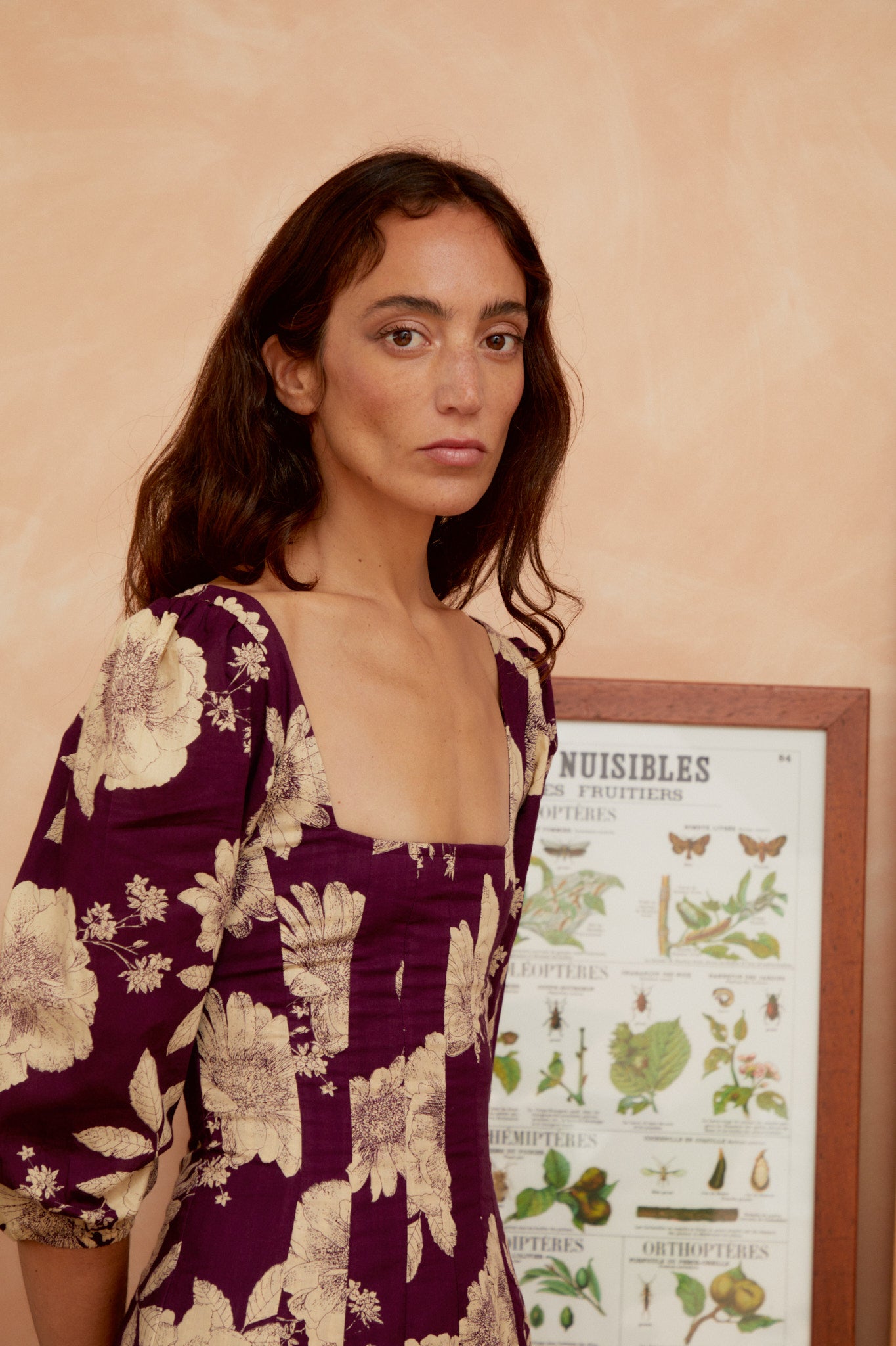 Aurelia Dress Aubergine