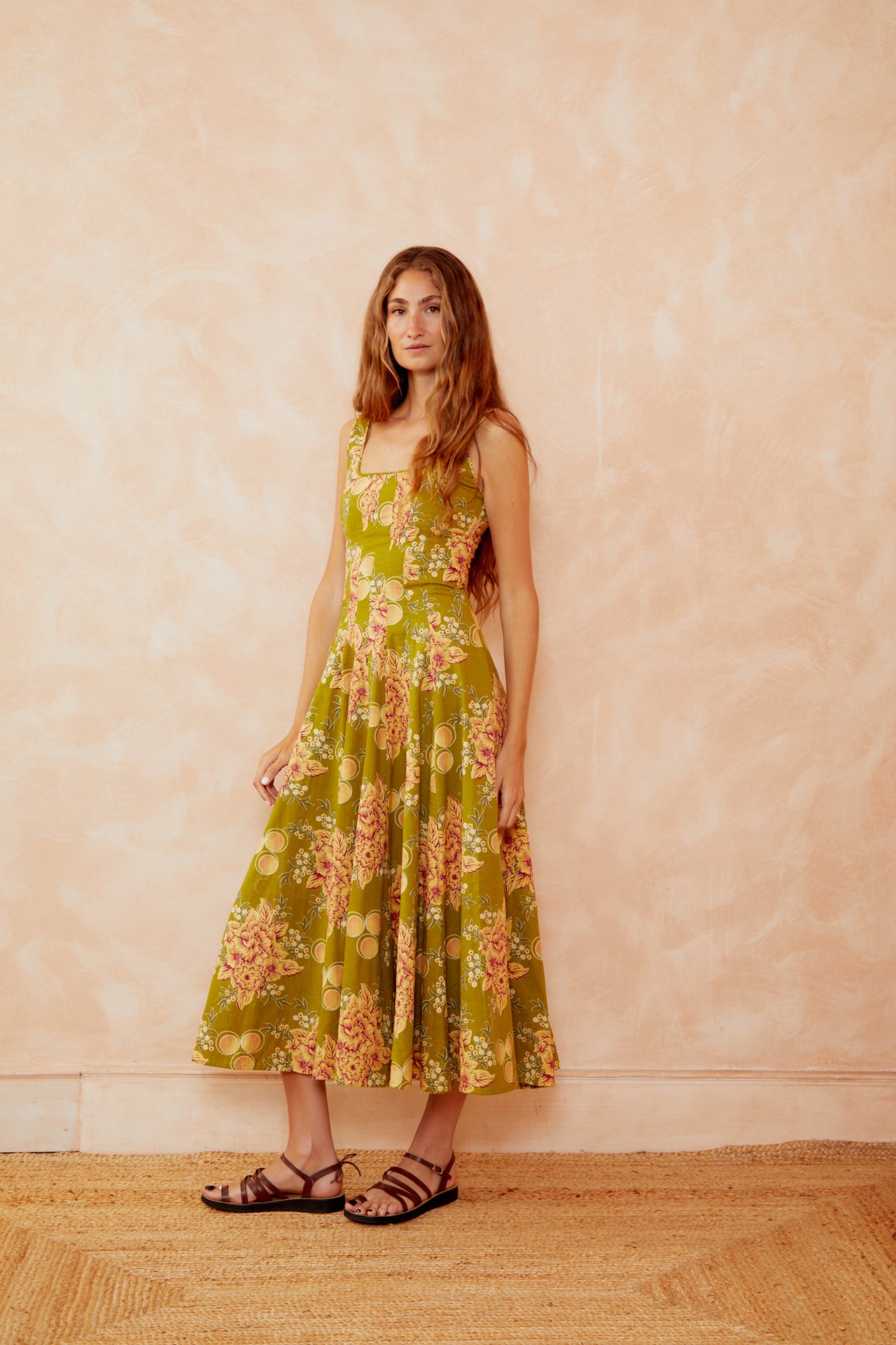 Audrey Vestido — Verde Oliva