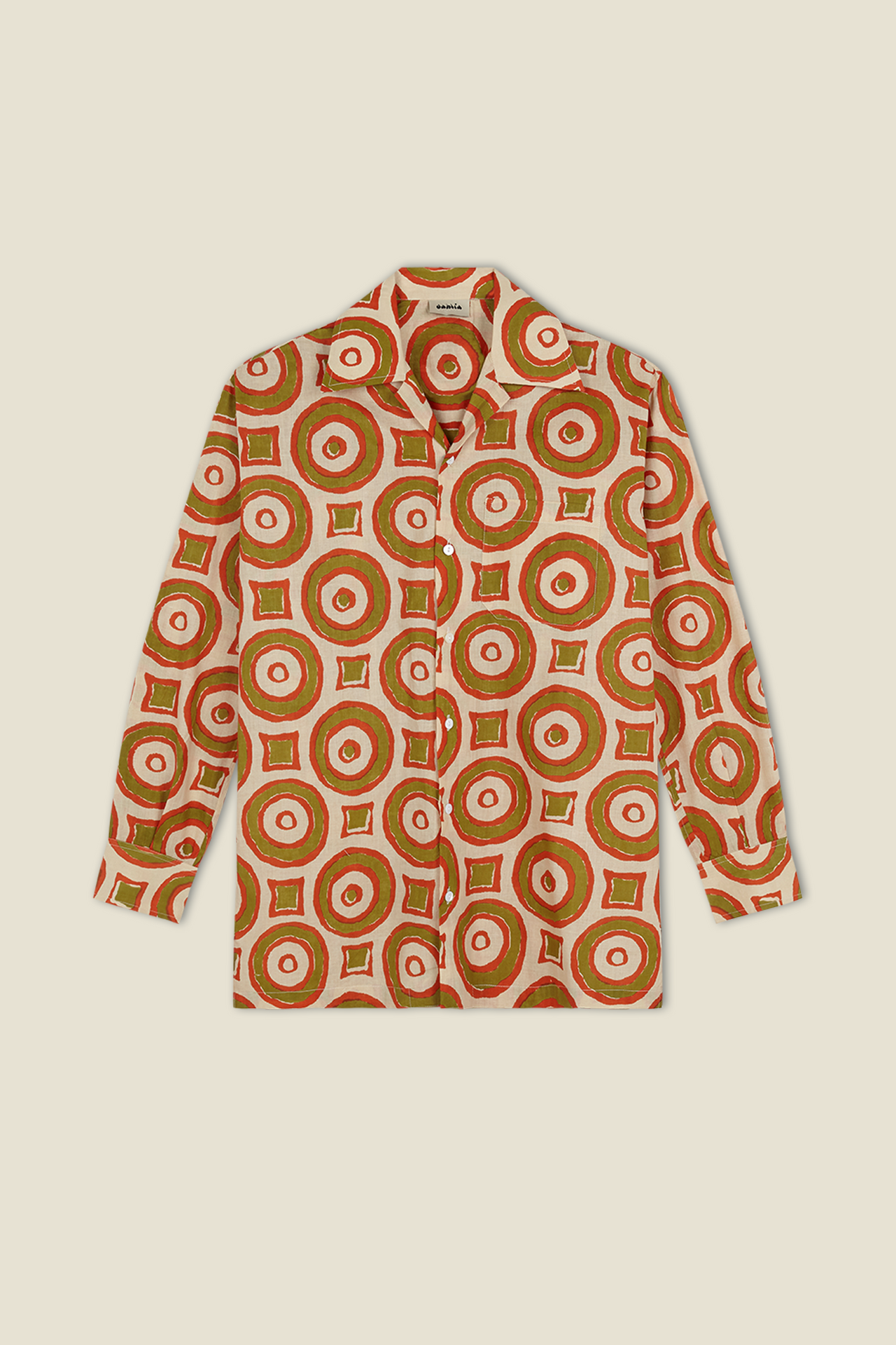 Harry Shirt Circles Orange