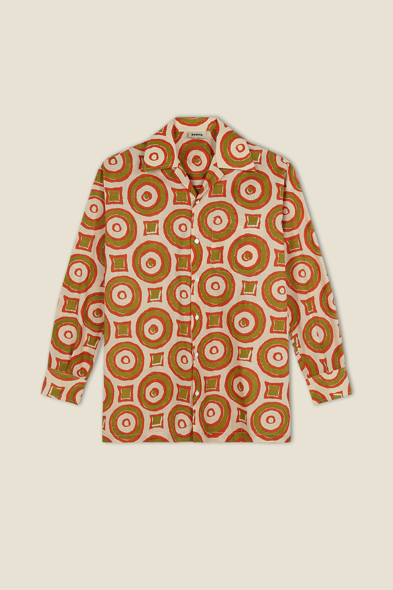 Harry Shirt Circles Orange