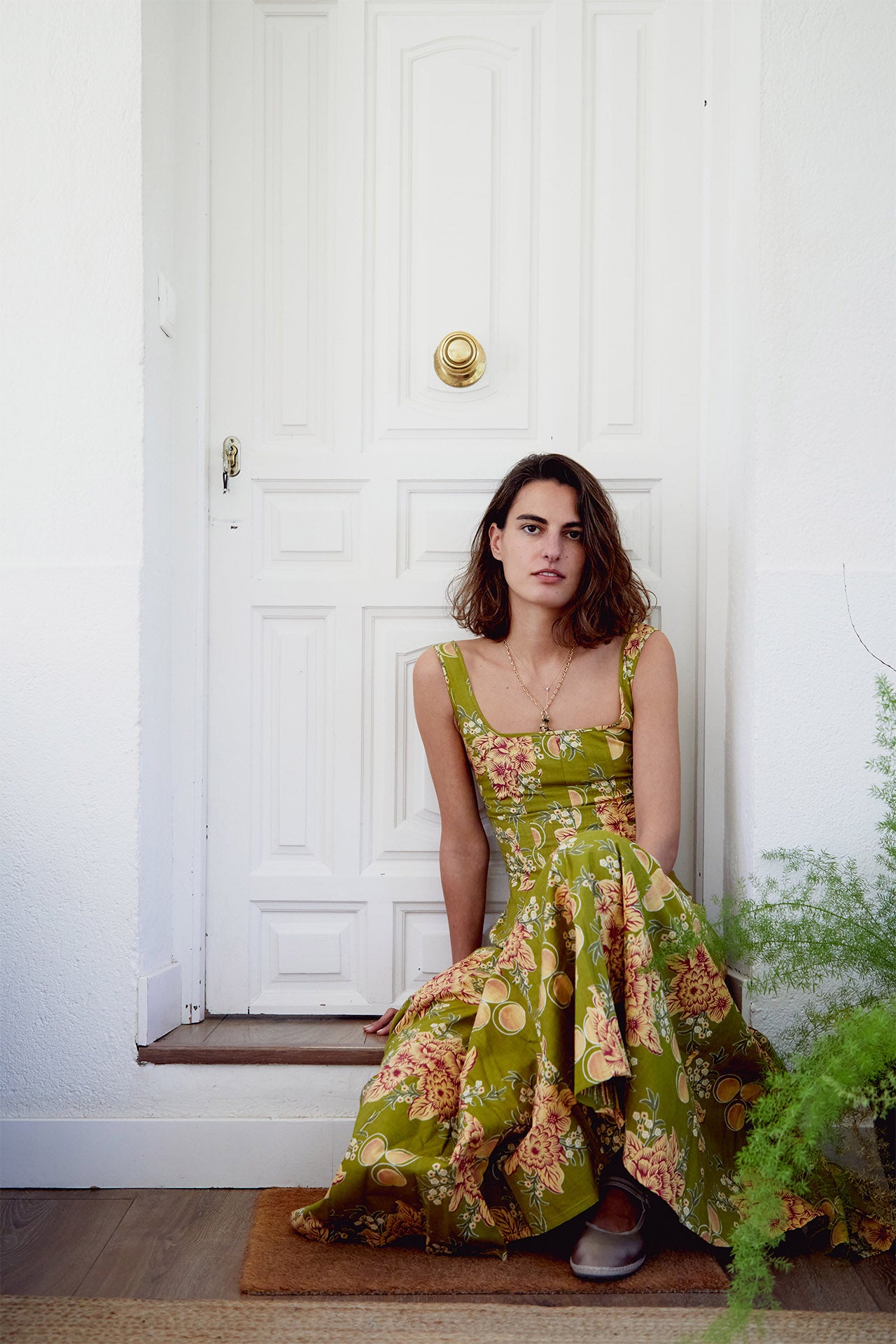Audrey Vestido — Verde Oliva