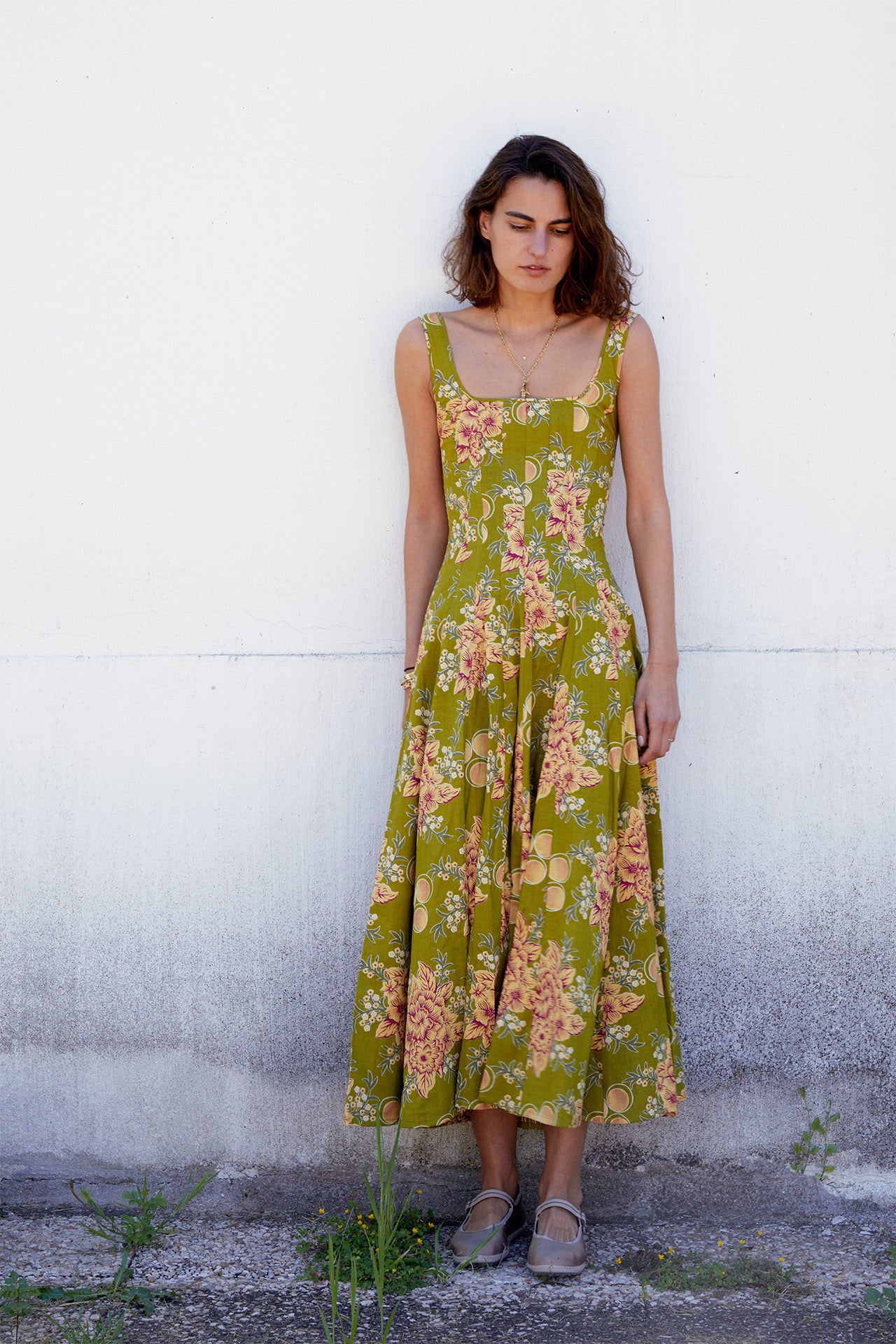 Audrey Vestido — Verde Oliva