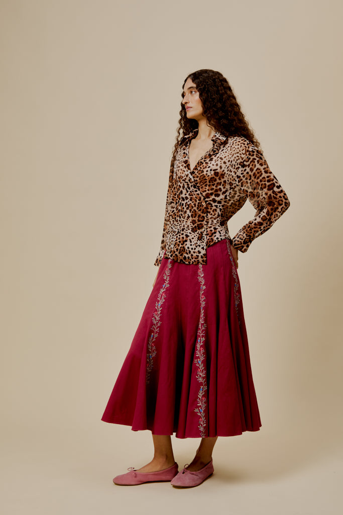 Isabella Skirt Red