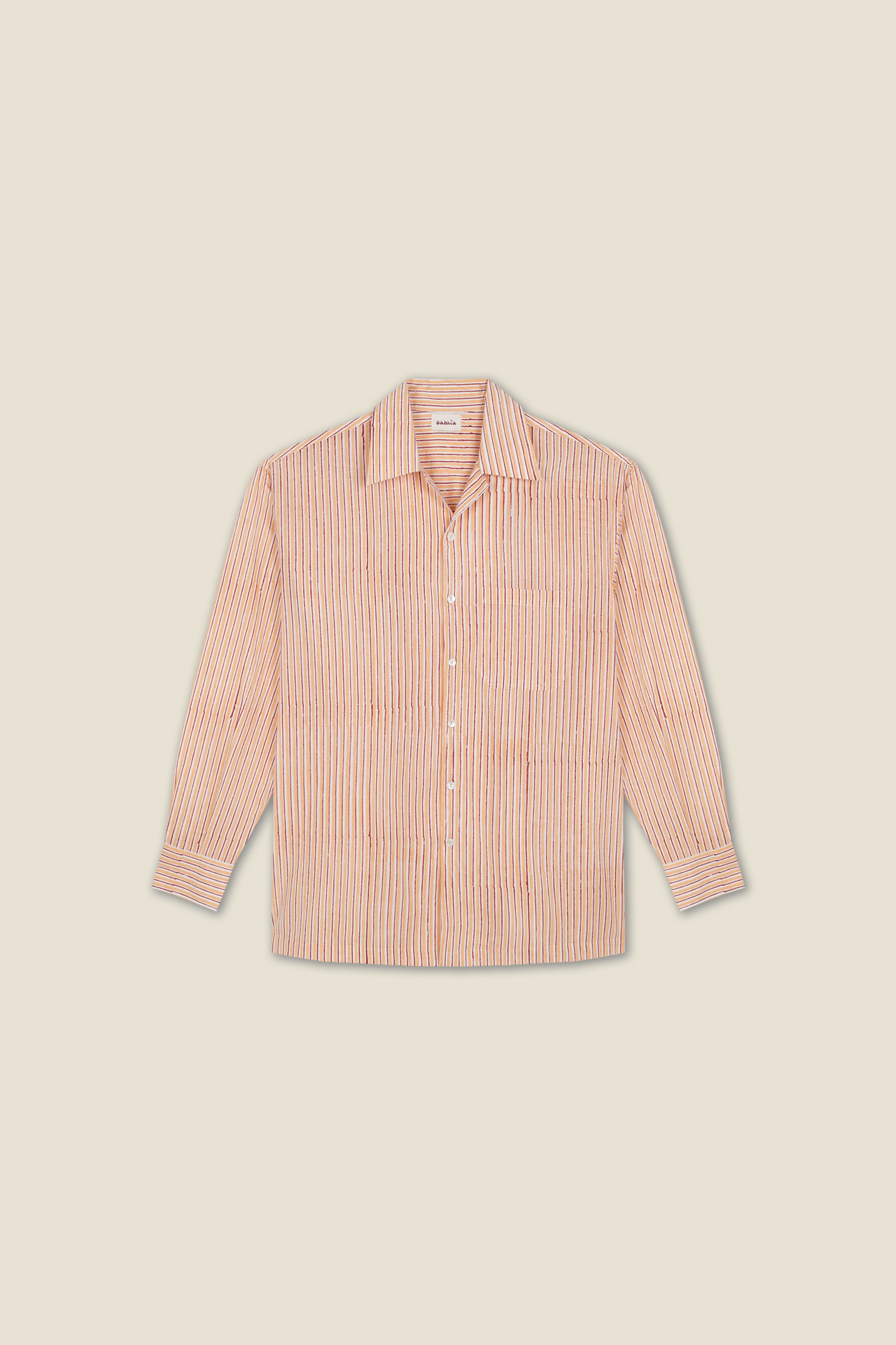 Harry Shirt — Orange Stripes