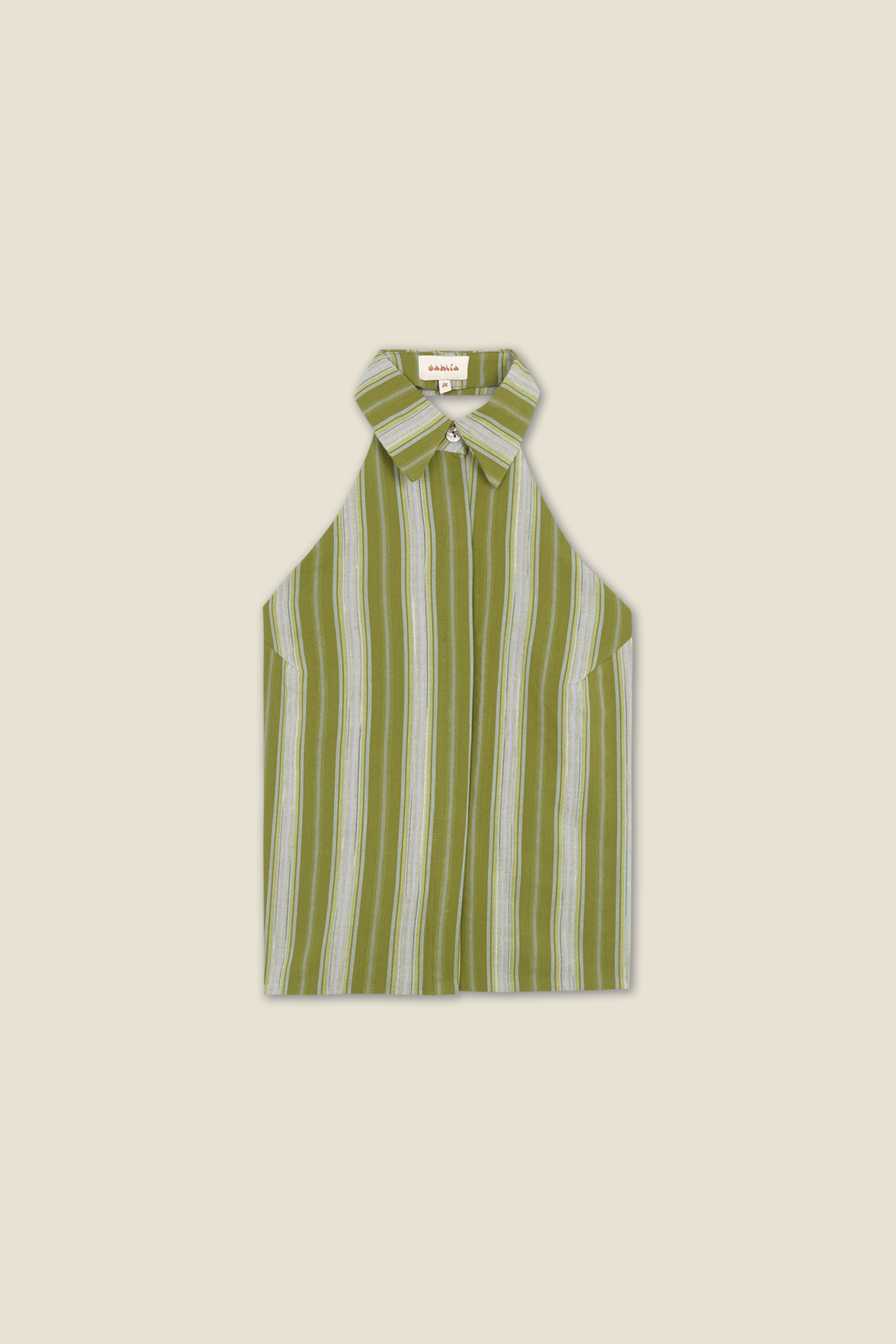 Sol Top — Green Stripes